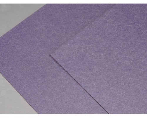 Фетр жесткий 1 мм, цв. светло-фиолетовый - 1 лист.