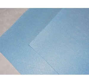 Фетр жесткий 1 мм, цв.голубой - 1 лист.