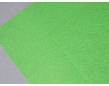 Фетр жесткий 1 мм, цв. лаймовый - 1 лист.
