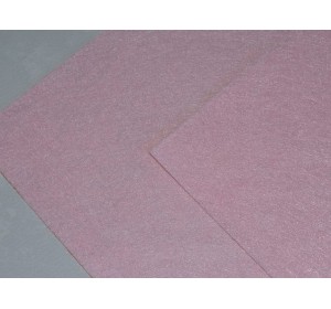 Фетр жесткий 1 мм, цв. розовый - 1 лист.