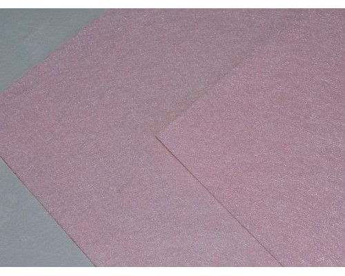 Фетр жесткий 1 мм, цв. розовый - 1 лист.