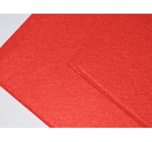 Фетр жесткий 1 мм, цв. красный - 1 лист.