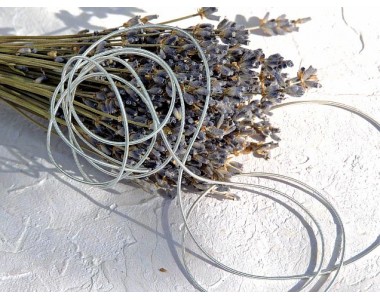 Канитель жесткая 1,25 мм, цв. серебро - 5 гр.