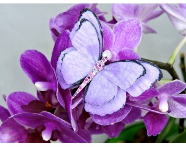 Бабочка фетровая двойная №20 - 1 ком.