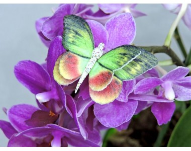 Бабочка фетровая двойная №15 - 1 ком.