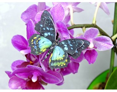 Бабочка фетровая двойная №7 - 1 ком.