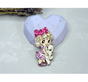 Патч сборный "Девочка №9" - 1 шт.