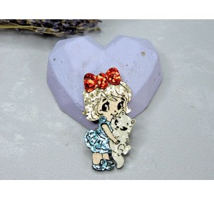 Патч сборный "Девочка №4" - 1 шт.