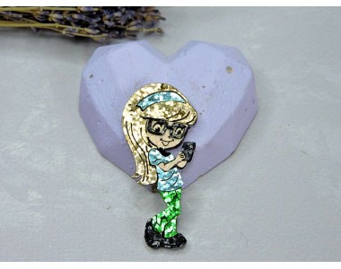 Патч сборный "Девочка №5" - 1 шт.