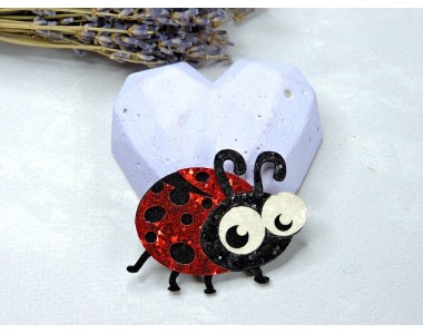 Патч сборный "Божья коровка №2" - 1 шт.