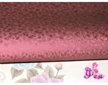 Кожзам "Винтаж",  вишневого цвета