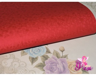 Кожзам "Винтаж",  красного цвета