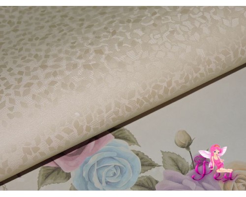 Кожзам "Винтаж", бежевого  цвета