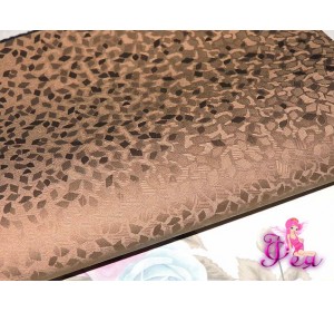 Кожзам "Винтаж", коричневого  цвета