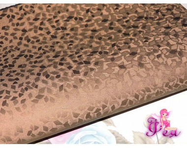 Кожзам "Винтаж", коричневого  цвета