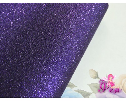 Кожзам "Сахара",  фиолетового цвета