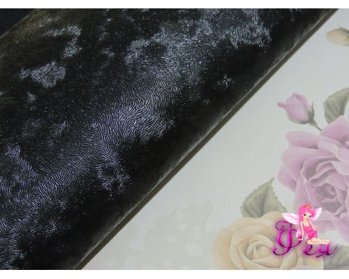 Кожзам "Бриз",  черного цвета