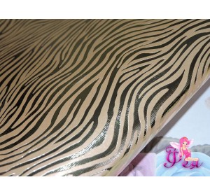 Кожзам "Тигр"  золото, золотистого цвета