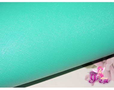 Кожзам "Кантри", бирюзового цвета