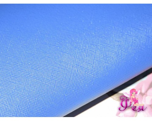 Кожзам "Кантри", синего цвета