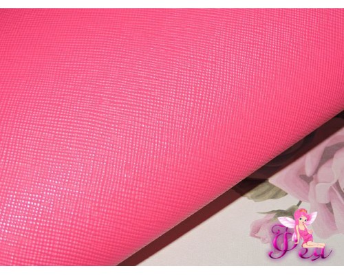 Кожзам "Кантри", фукси цвета