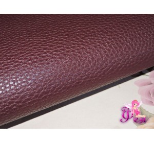 Кожзам "Классик", вишневого цвета