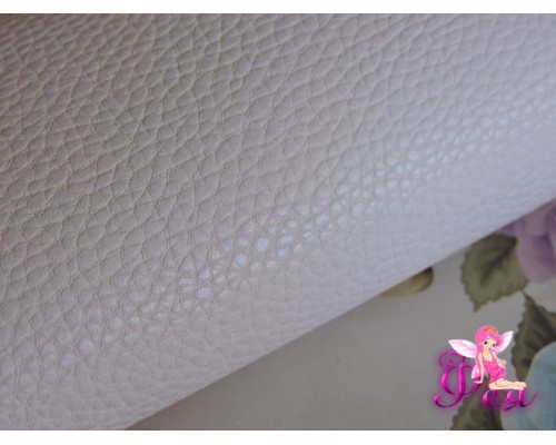 Кожзам "Классик", светло-розового цвета