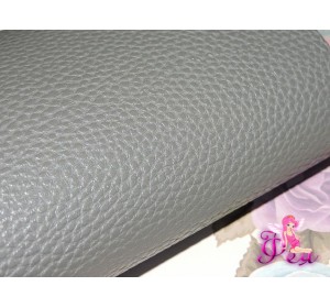 Кожзам "Классик", серого цвета