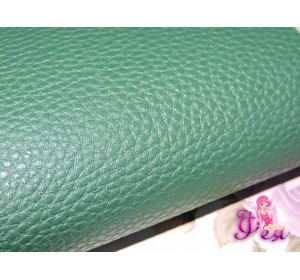 Кожзам "Классик", зеленого цвета