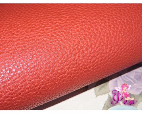 Кожзам "Классик", бордового цвета