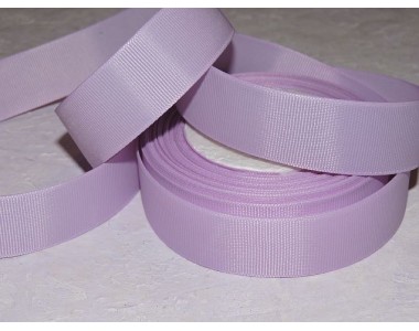Репсовая лента 25 мм, цв. лиловый - 1м.