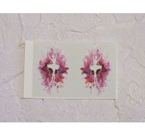 Термонаклейка "Балерина" высота - 2,5 см (пара)