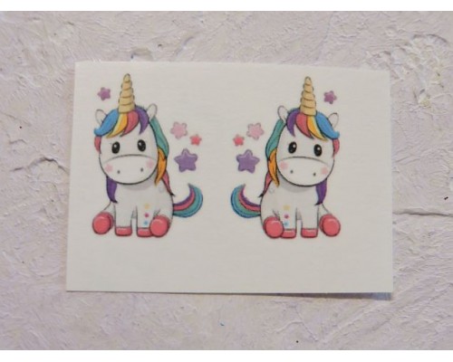 Термонаклейка "Единорог" высота -3,0 см (пара)