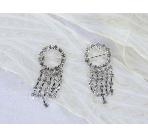 Пряжка со стразами металл №1 - 1 шт.