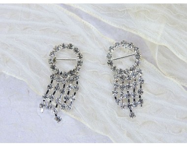 Пряжка со стразами металл №1 - 1 шт.