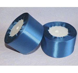 Атласная лента 50 мм, цв. светло-синий № 096