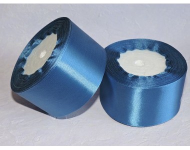 Атласная лента 50 мм, цв. светло-синий № 096