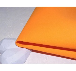 Фоамиран 1 мм, иранский, цв. оранжевый № 125