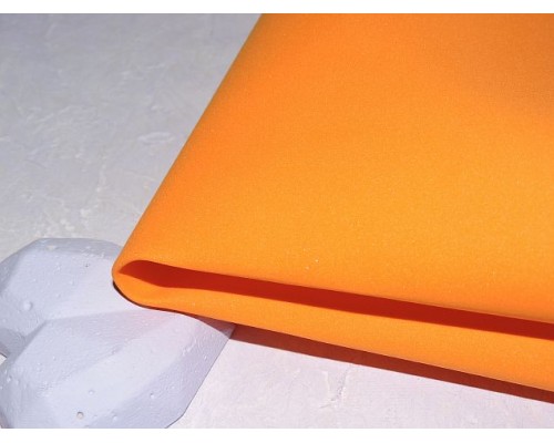 Фоамиран 1 мм, иранский, цв. оранжевый № 125