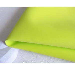 Фоамиран 1 мм, иранский, цв. желто-зеленый  № 119