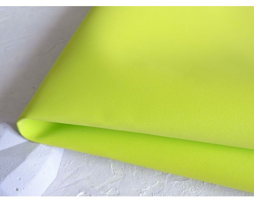 Фоамиран 1 мм, иранский, цв. желто-зеленый  № 119