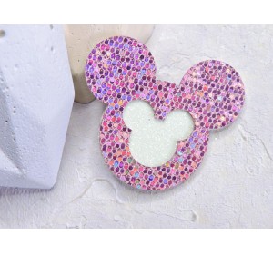 Патч сборный "Минни", 50 мм, цв. бело-розовый - 1 шт. 