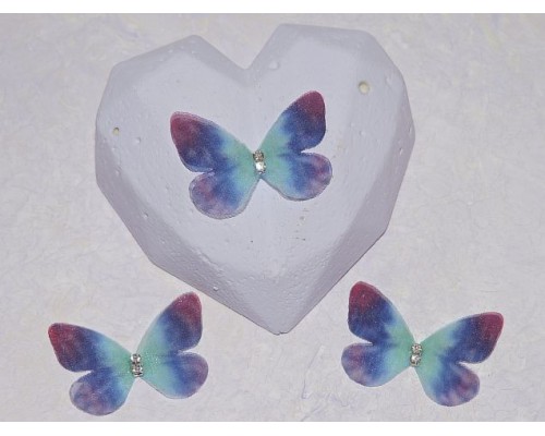 Бабочка шифоновая маленькая 3 см, №23 - 1 шт