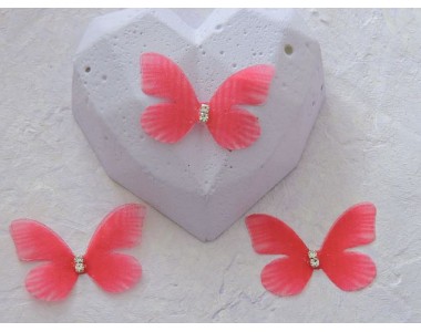 Бабочка шифоновая маленькая 3 см, №20 - 1 шт