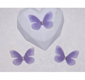 Бабочка шифоновая маленькая 3 см, №36 - 1 шт