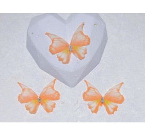 Бабочка шифоновая маленькая 3 см, №34 - 1 шт