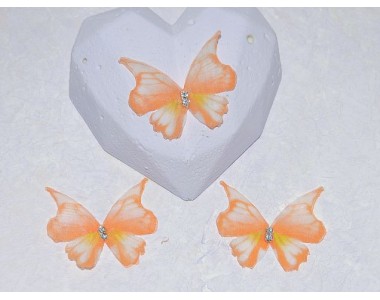 Бабочка шифоновая маленькая 3 см, №34 - 1 шт