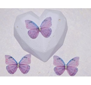 Бабочка шифоновая маленькая 3 см, №30 - 1 шт