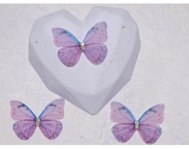 Бабочка шифоновая маленькая 3 см, №30 - 1 шт