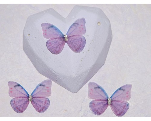 Бабочка шифоновая маленькая 3 см, №30 - 1 шт